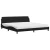 Krevet s madracem Dover crni 200x200 cm od umjetne kože
