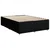Vidaxl Box spring posteljni z vzmetnico črn 140x190 cm blago