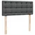 Vidaxl Box spring postelja z vzmetnico temno siva 120x190 cm blago