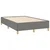 Vidaxl Box spring postelja z vzmetnico temno siva 120x190 cm blago