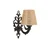 Opviq Zidna lampa Lily Hazeran, 15x10x13cm, IP20, Bež-crna