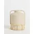 Aberto Design Vaza Handle Terracota, 14x19x14 cm, Krem