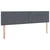 Krevet s od storage s madracem Tamno siva 180 x 200 cm Baršun