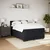 Vidaxl Box spring postelja z vzmetnico črna 140x200 cm žamet