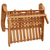 Vrtna klupa Adirondack 126 cm od masivnog drva bagrema