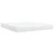 Vidaxl Box spring postelja z vzmetnico bela 180x200 cm umetno usnje