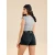Sinsay - Pamučni crop top sa printom - svetlo siva