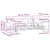Set vanjskih sofa s jastukom 6 pcs Prirodna i crna