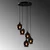 Opviq Luster Smoked-012, 50x50 cm, Crni