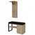 Lion - Sapphire Oak Sapphire Oak Hall Stand Set
