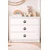 Penguen 4 GreyWhiteOrange Decorative Handle Set