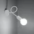 Sollux SL.1430 - Zidna lampa LOOP 1xE27/15W/230V bela