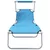 Ležaljka 2 pcs Svijetloplava 58 x 188 x 77cm Poliester