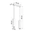 Sollux SL.0947 - Luster na sajli LOOPEZ 2xGU10/10W/230V crna/bakrena