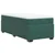 Vidaxl Box spring postelja z vzmetnico temno zelena 100x200 cm žamet
