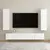 TV ormarić bijeli 30,5 x 30 x 110 cm od konstruiranog drva