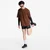Majice District Vision Boxy Compression Training Tee Espresso/ Black M