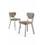 HANAH HOME Set stolica (4 komada) Arfe Cappuccino White