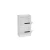Hanah Home Noćni ormarić Luses, 45x29.6x79.4 cm, Beli