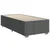 Vidaxl Box spring postelja z vzmetnico temno siva 90x190 cm blago