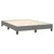 Vidaxl Box spring posteljni z vzmetnico temno siv 140x190 cm blago