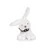Doudou Polnjeni zajec s šalom 12 cm