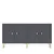 Hanah Home Komoda, 150x75x32cm, Antracit