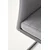 Halmar Jedilni stol K371 - siv/krom