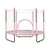 VEVOR Otroški trampolin 1545x121 cm roza