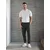DAN FOX APPAREL Hlače na rob Essential črna