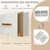 Homestar Omara 100x30x99 cm Bela