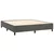 vidaXL Box spring posteljni okvir temno siv 160x200 cm žamet