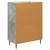 Ormar s ladicama Betonska siva 66 x 34,5 x 89,5 cm