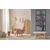WallXpert metalni zidni ukras 5498, drvo u 4 vertikalno složena panela, 50 x 100 cm, crni