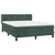 Vidaxl Box spring postelja z vzmetnico temno zelena 140x200 cm žamet