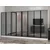 Hanah Home ormar sa reflektujućim staklom Nisa 20644, 360 cm, beli