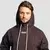 GymBeam Aura Hoodie Tee Brown