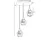 Opviq Luster 2615928, Zlatne boje