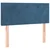 Vidaxl Box spring postelja z vzmetnico temno modra 100x200 cm žamet