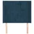 Vidaxl Vzglavje z ušesi temno modro 103x16x118/128 cm žamet