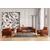 Atelier del Sofa Trosed na razvlačenje Horizon 95x77x230cm Bronzani