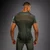 Venum Stealth Rashguard Kratki Rukav Khaki/Zeleni XXL