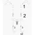 Conceptum Hypnose Luster Kirpi-3085, 63x63 cm, 3xE27, 40W, Crni