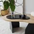 Hanah Home Klub sto Melted, 105x35x65 cm, Bež-crni