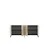 Hanah Home komoda Evva 150, 125 cm, antracit / travertin / zlatna