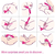 Armony Y-Wand Massager & Vibrator Double Head Fuchsia