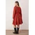 Trendyol Curve Ženska haljina Tbbaw26Ah00047, Bordo