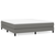 vidaXL Box spring posteljni okvir temno siv 180x200 cm blago