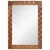 Zrcalo za kupaonicu Finš acacije smeđa 50 x 70 x 2,5 cm