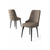 Hanah Home Set stolica Newa, 46x94x46 cm, 4 komada, Crno-smeđe